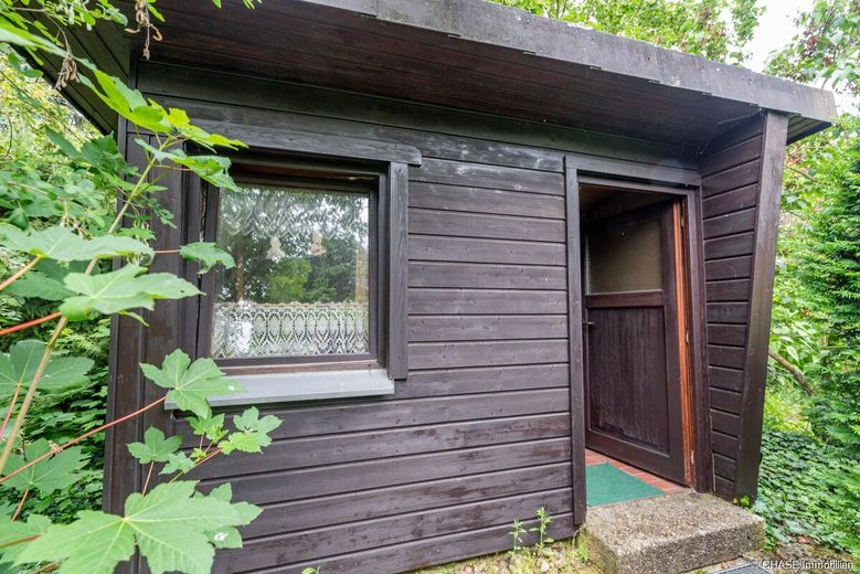 Traumhaftes Grundstück im ehemaligen Wochenendgebiet mit Massiv-Einfamilienhaus in Rehburg! – Schuppen 2, hintere Gartenfläche