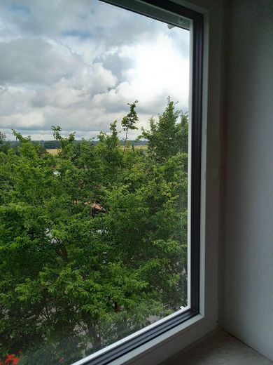 Blick vom Schlafzimmer 