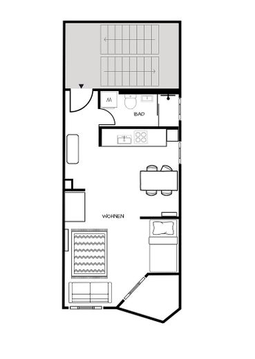 Helles, frisch saniertes 1-Zimmer-Apartment mit Balkon in Bessungen – Foto 7