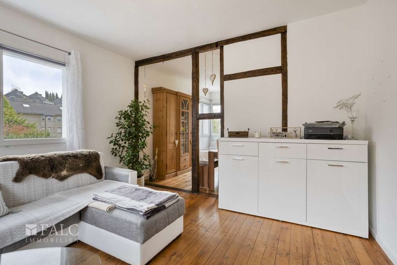 Moderne Idylle im Fachwerkhaus - Wohnen und Arbeiten unter einem Dach mit Einliegerwohnung! – Wohn-/ Esszimmer (Anbau)