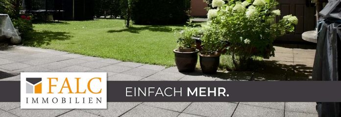 Terrasse mit Garten