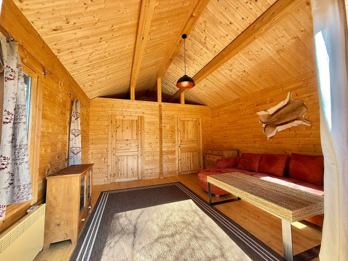 Blockhaus 2 - Wohnzimmer