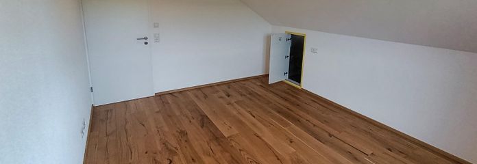 Eichenparkett im Schlafzimmer