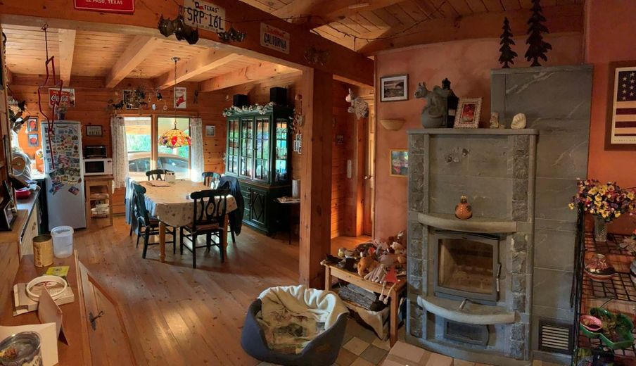freistehendes Einfamilien, Vollholzhaus, kanadisches Blockhaus ökologische Bauweise, sehr gepflegt – Foto 12