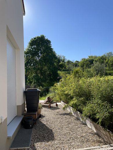 4-Zimmer-Wohnung mit großem Garten, Terrasse & Garage – Garten/Terrasse