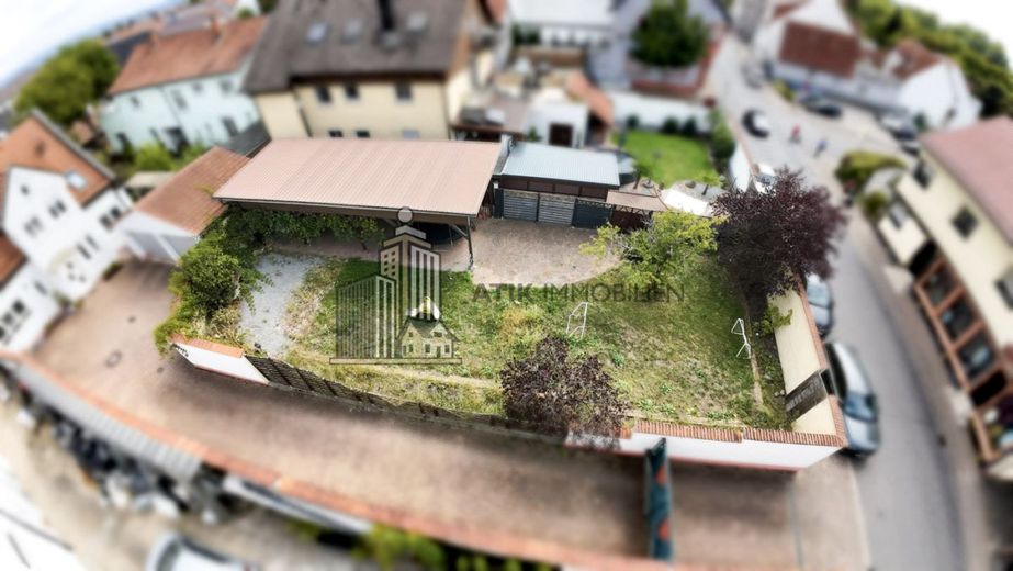 ATIK: Chance nutzen: 295 m² Grundstück für Ihr zukünftiges Ein- bis Zweifamilienhaus – Drohnenaufnahme