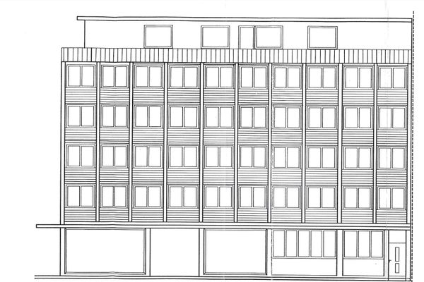 Sólido edificio residencial y comercial en Hagen-Mittelstadt