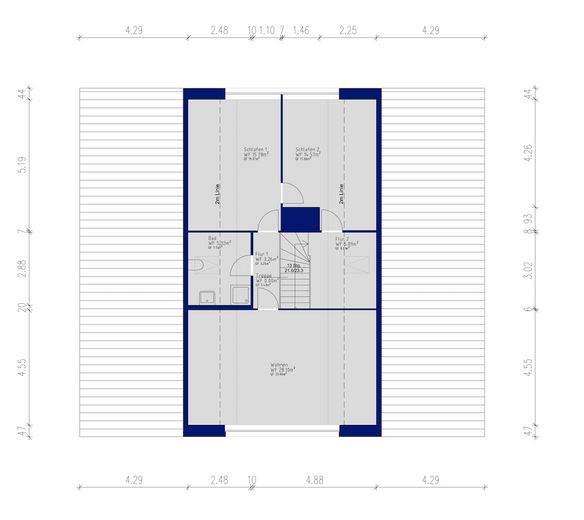 137 m² Maisonette im Zweifamilienhaus – 4 Zimmer, große Wohnküche, 2 Bäder & eigener Eingang – DG