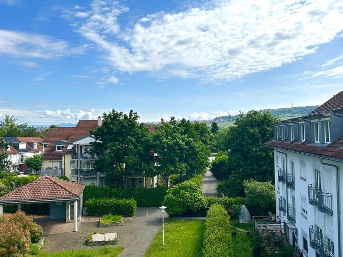 Blick vom Balkon