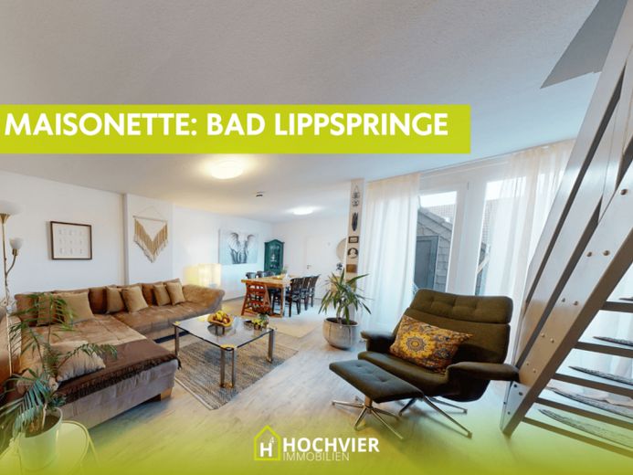 Großzügige Maisonette-Wohnung mit Loggia im Herzen von Bad Lippspringe – Foto 1