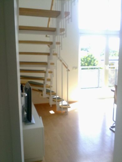 Blick vom Flur in das WZ