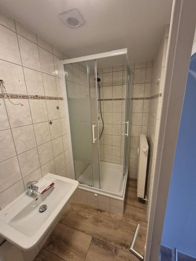 Центральна 1-кімнатна квартира з кухнею в Галле — ідеально для студентів, самотніх людей, маятникових працівників і людей похилого віку – Bad
