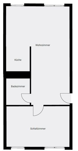 Квартира площею 75 м² в Апольді — 3 кімнати — відремонтована – 2-Raum-Wohnung: verfügbar