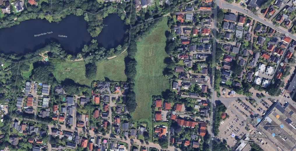 Attraktives Baugrundstück in Grüner Bestlage // Bauträger-Frei // Bürgerfelde // Oldenburg – Google-Maps_Hackenweg_1