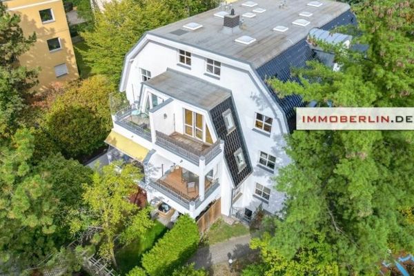 IMMOBERLIN.DE - Sehr behagliche Wohnung mit Südwestterrasse & Tiefgaragenplatz in Wohlfühllage