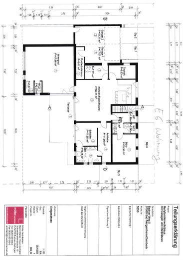 Grundriss Erdgeschoßwohnung