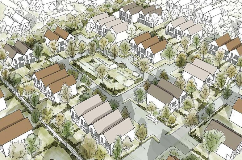 Neubaugebiet GLQ aus Broschüre