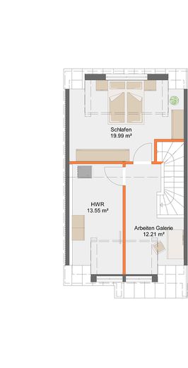 Neubau-Reihenhaus mit Terrasse 140 m² Familienhaus mit sehr niedrigen Energiekosten (EH-40 + PV) – DG