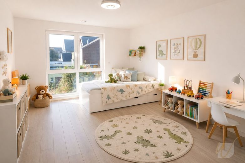 "Modernes Familienparadies mit parkähnlichem Garten und gehobenem Wohnkomfort" – Kinderzimmer