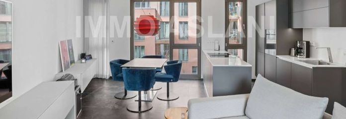 2-room apartment with loggia, high-quality fitted kitchen, underfloor heating & KNX in Leipzig Zentrum-Südost
