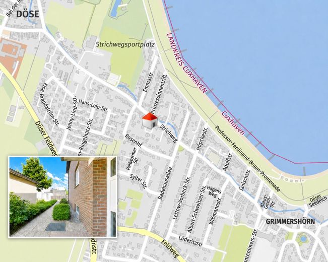 Nordsee vor der Tür 
Ihr neues Zuhause in Cuxhaven/Döse – Willkommen Zuhause