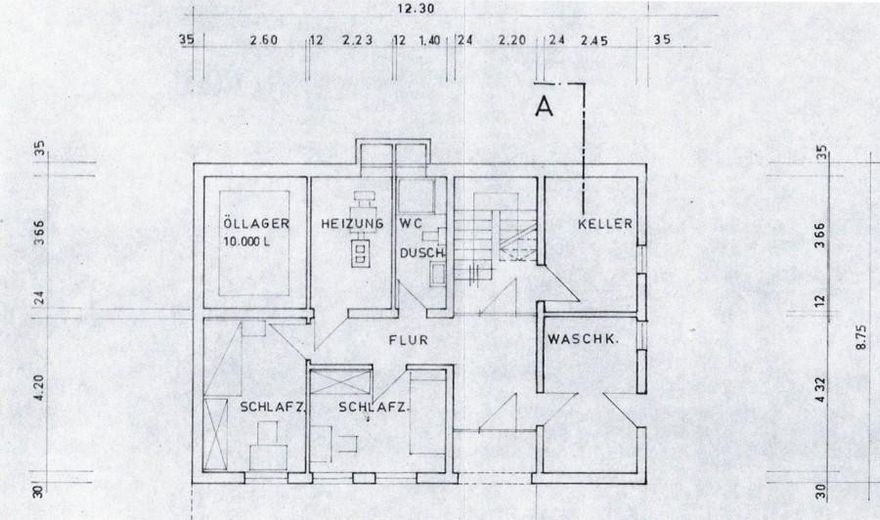 Grundriß Kellergeschoß