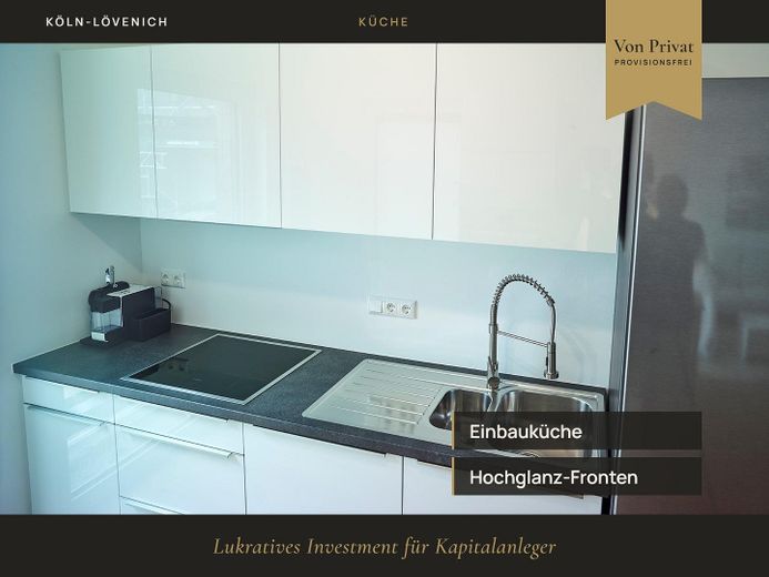 ARCHITEKTEN-DESIGN: 3-Zi-Gartenwohnung | 2 Bäder | 102 m² Luxus & S-Bahn-Anbindung – Schreinerküche