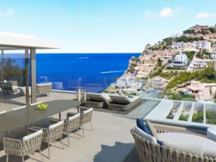 Mallorca Neubau Villa mit Meerblick in Port Andratx zu verkaufen – Foto 1