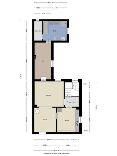 Doppelhaushälfte mit viel Potenzial in Kaarst - ideal für Handwerker &amp; kreative Köpfe – Grundriss-1. Obergeschoss