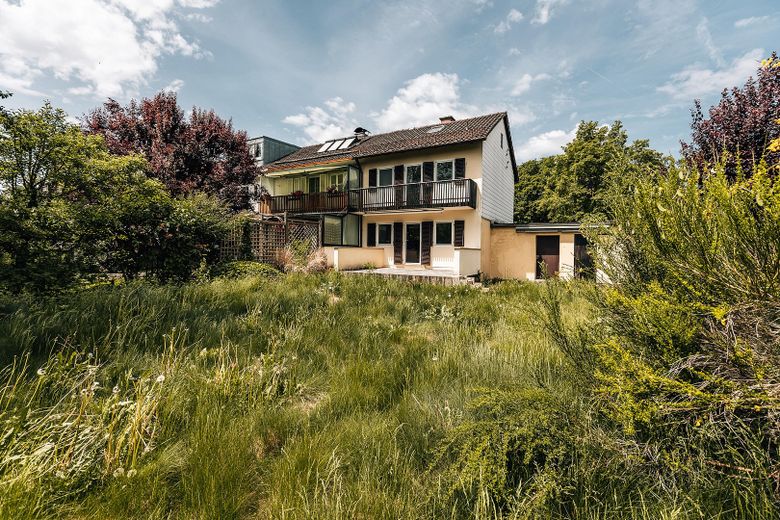 Traumhaftes Gartengrundstück 507qm Nähe Isarhochufer in Pullach mit großem Potential – Haus Gartenansicht 4