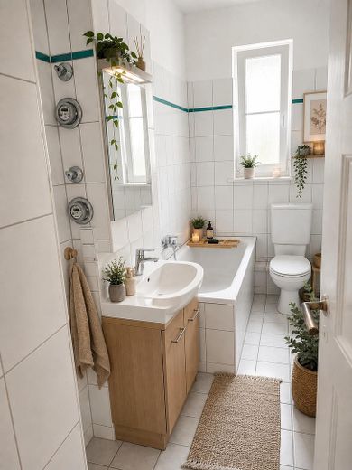 Herzlich Willkommen im Gertrudenhof! 1,5 Zimmer-Wohnung in Alt-Hohenschönhausen – Badezimmer