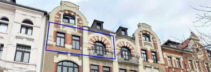 ***EXKLUSIVE 2-RAUM-ALTBAUWOHNUNG MIT STUCKDECKEN & BALKONEN *** Wohnen im Herzen von Alt-Riesa