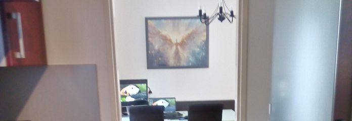 Blick von Küche zum Essbereich