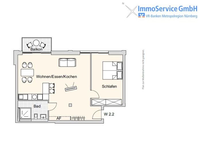 Ansprechende Wohnanlage im Nürnberg Nord: 60 stilvolle Neubau-ETW und 10 Büroeinheiten in Stadtlage! – Foto 1