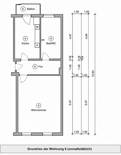 Bezugsfrei! Sonniger Altbau-Traum am Übergang Prenzlauer Berg / Mitte – Grundriss Wohnung