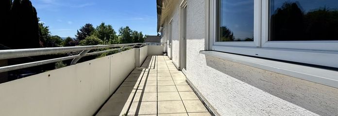 Großer Balkon