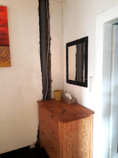 Kanal für geplantes Bad im OG