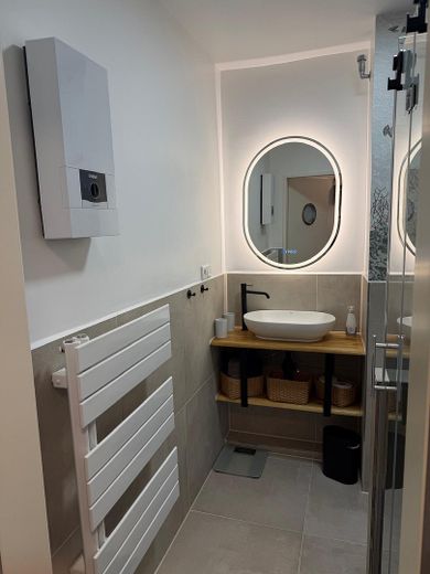 Schöne Ferienwohnung / Eigentumswohnung am Pönitzer See (Nähe Scharbeutz) – Duschbad 1 