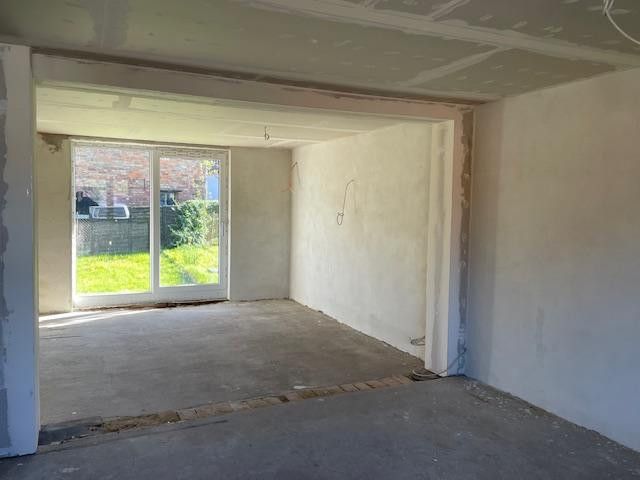 Wohnküche mit Schiebeelement