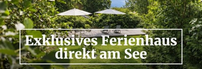 No commission: Exclusive holiday home with 7 units directly by the lake