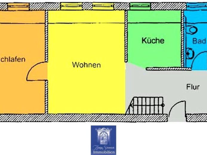 Gemütliche Dachgeschoss-Maisonette-Wohnung in zentraler Lage! – फोटो 1