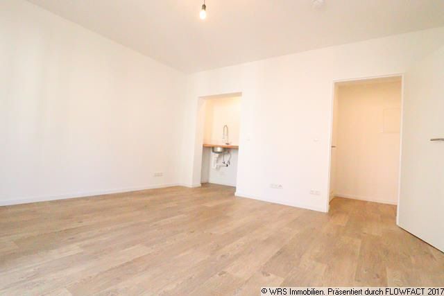 WRS Immobilien - 1 Zimmer Wohnung in Bornheim mit Balkon und Kochnische - Erstbezug nach Sanierung – Wohn- Schlafzimmer - Bild 2