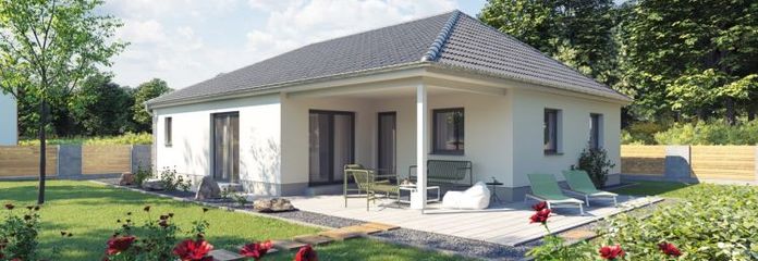 Ihr Traumbungalow mit überdachter Terrasse auf einem großzügigen ruhigen Grundstück