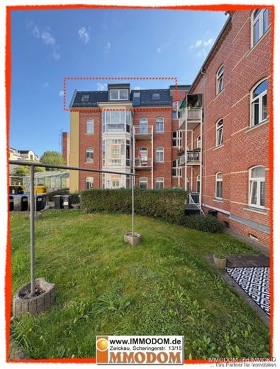 2-Zimmer-Wohnung in Zwickau, zentral und schön gelegen, zu vermieten! – Blick zur Wohnung