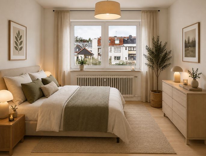 Großzügiges Reihenhaus frisch renoviert – sofort bezugsfrei - ohne Provision! – Schlafzimmer OG