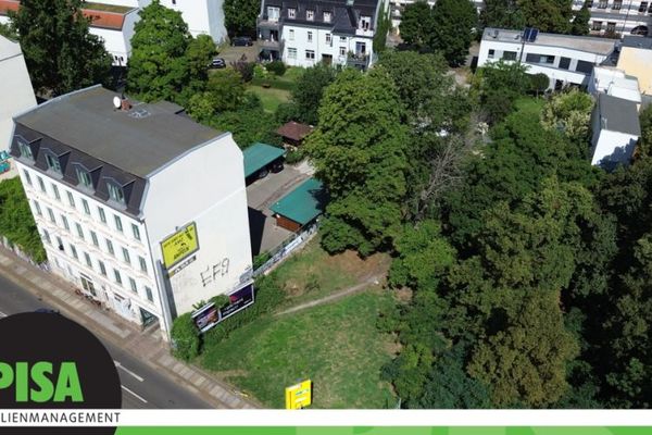 Kietzlage Lindenau, gut frequentiertes Grundstück gegenüber dem Westbad mit Parkblick