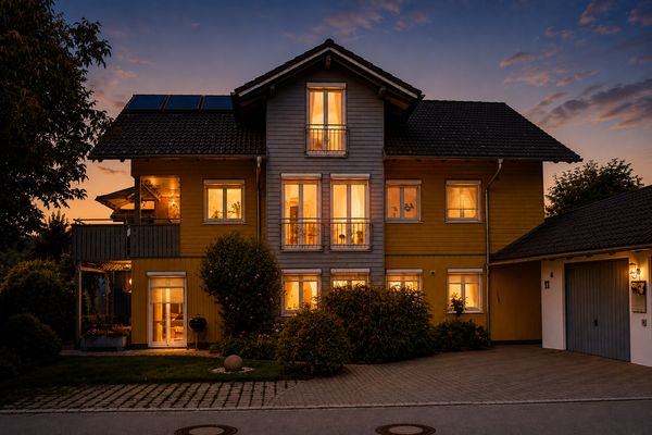 Sehr sonniges Holzhaus, KfW60, Isny-Großholzleute, EG barrierefrei,