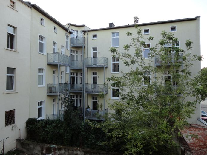 Ausblick auf den Innenhof