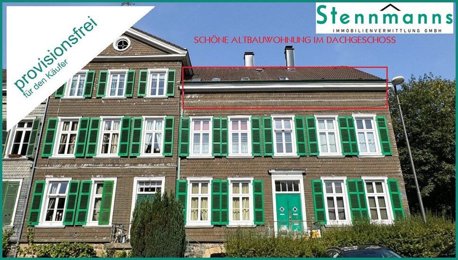 Ansicht des Wohnhauses - Wohnung im DG rechts