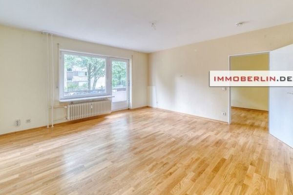 IMMOBERLIN.DE - Komfortable Wohnung mit Südwestbalkon nahe Steglitzer Schloßstraße